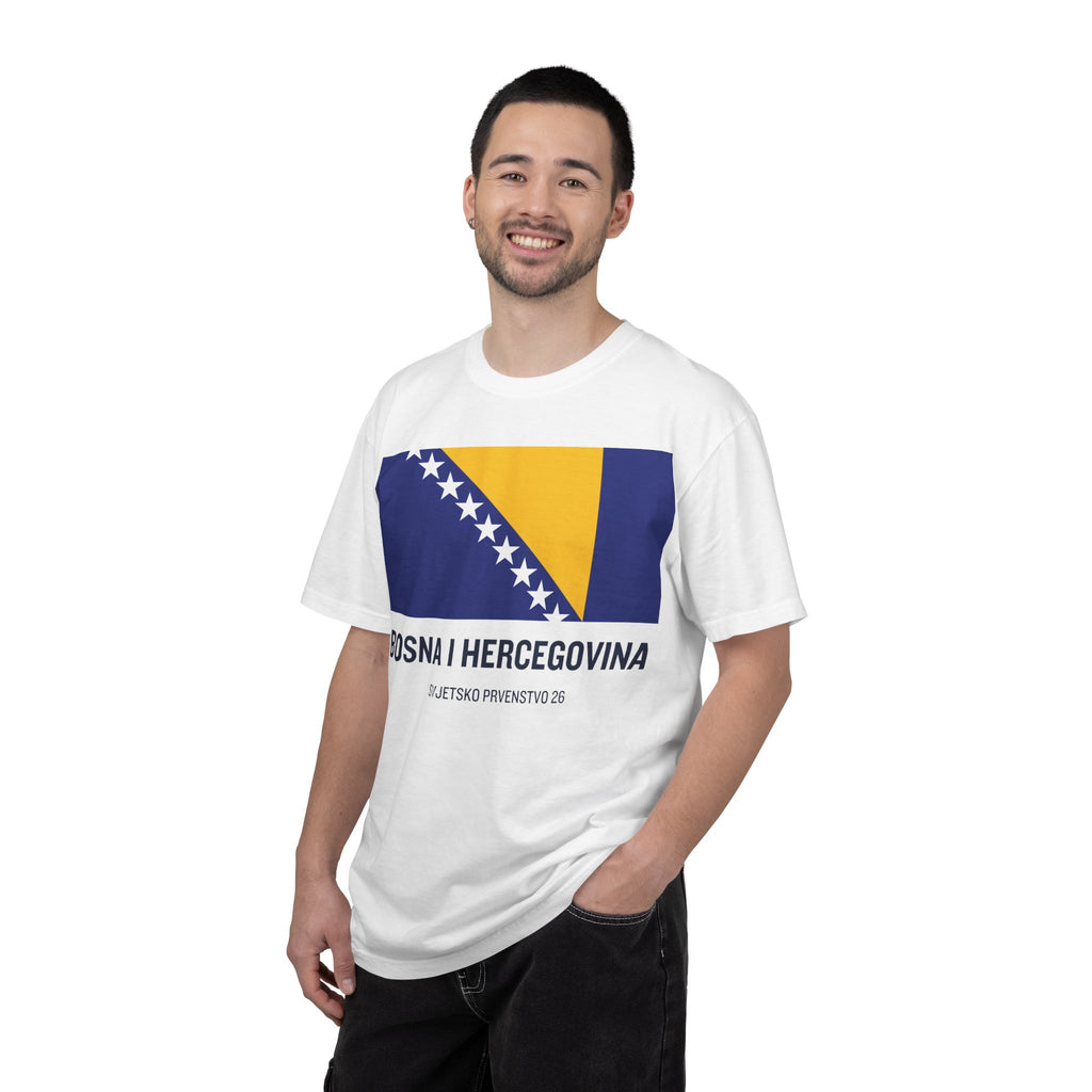 Bosnia and Herzegovina flag print