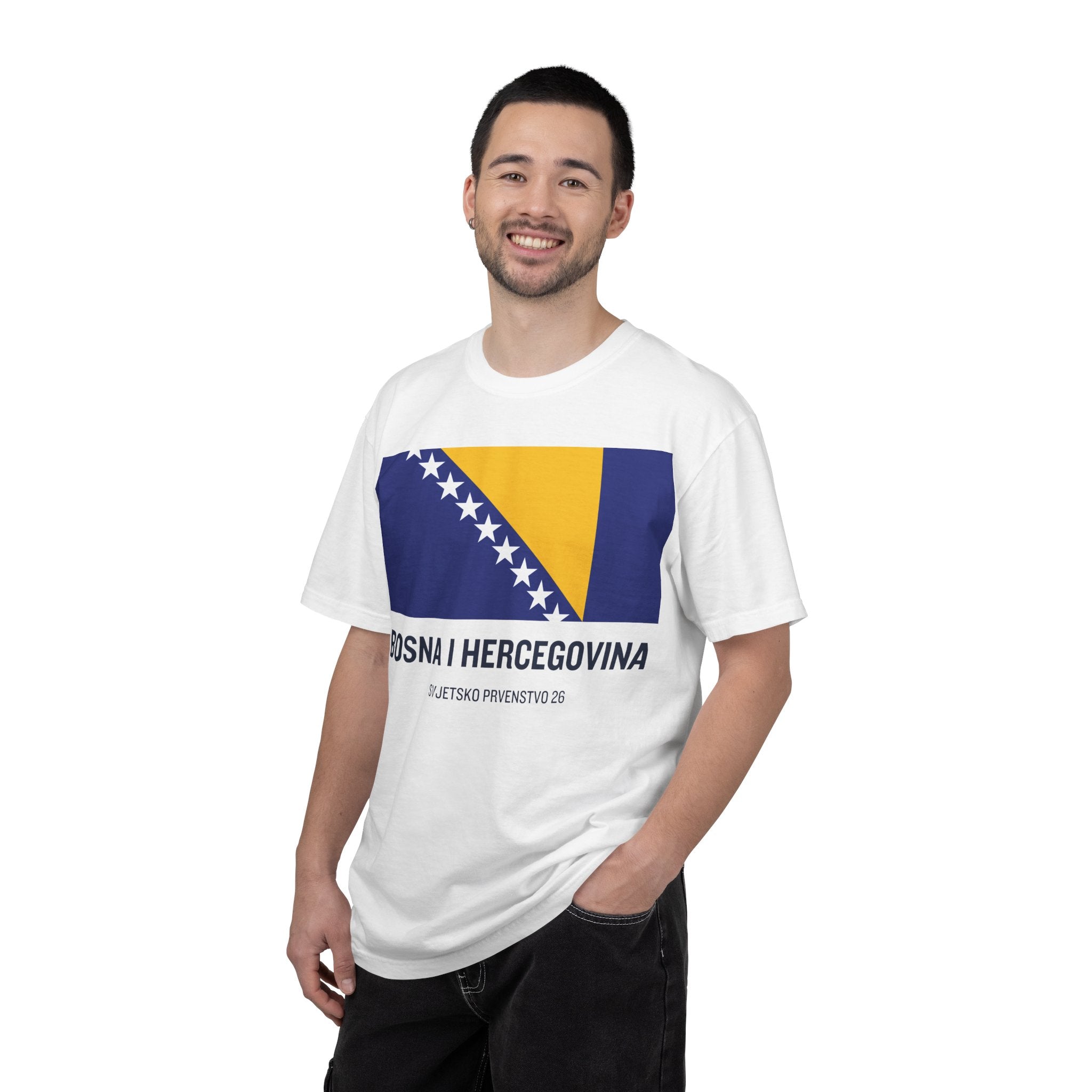 Bosnia and Herzegovina flag print