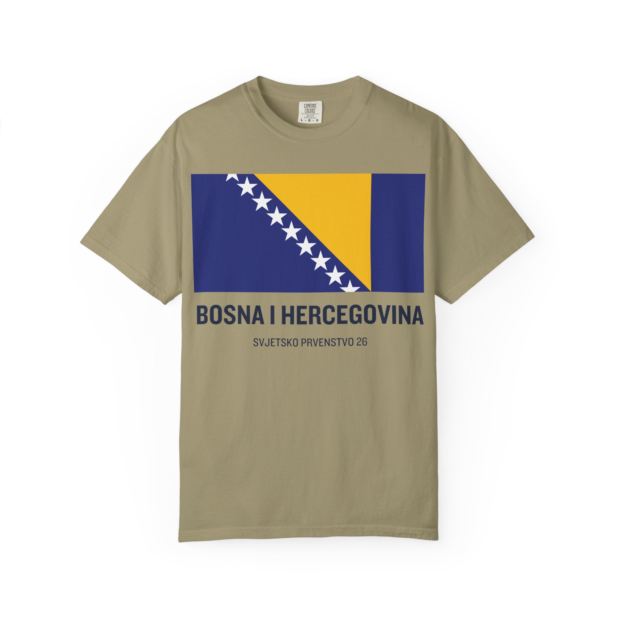 Bosnia and Herzegovina flag print