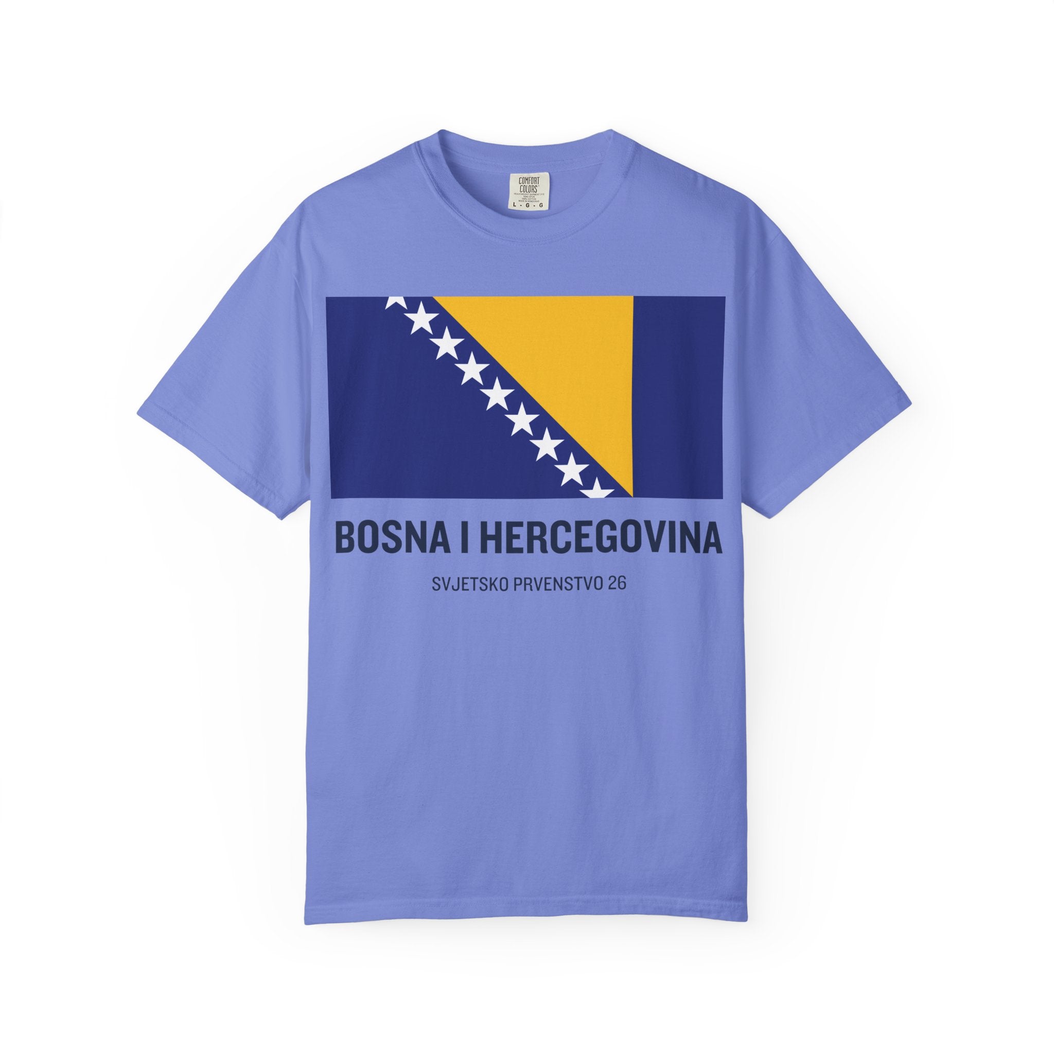 Bosnia and Herzegovina flag print