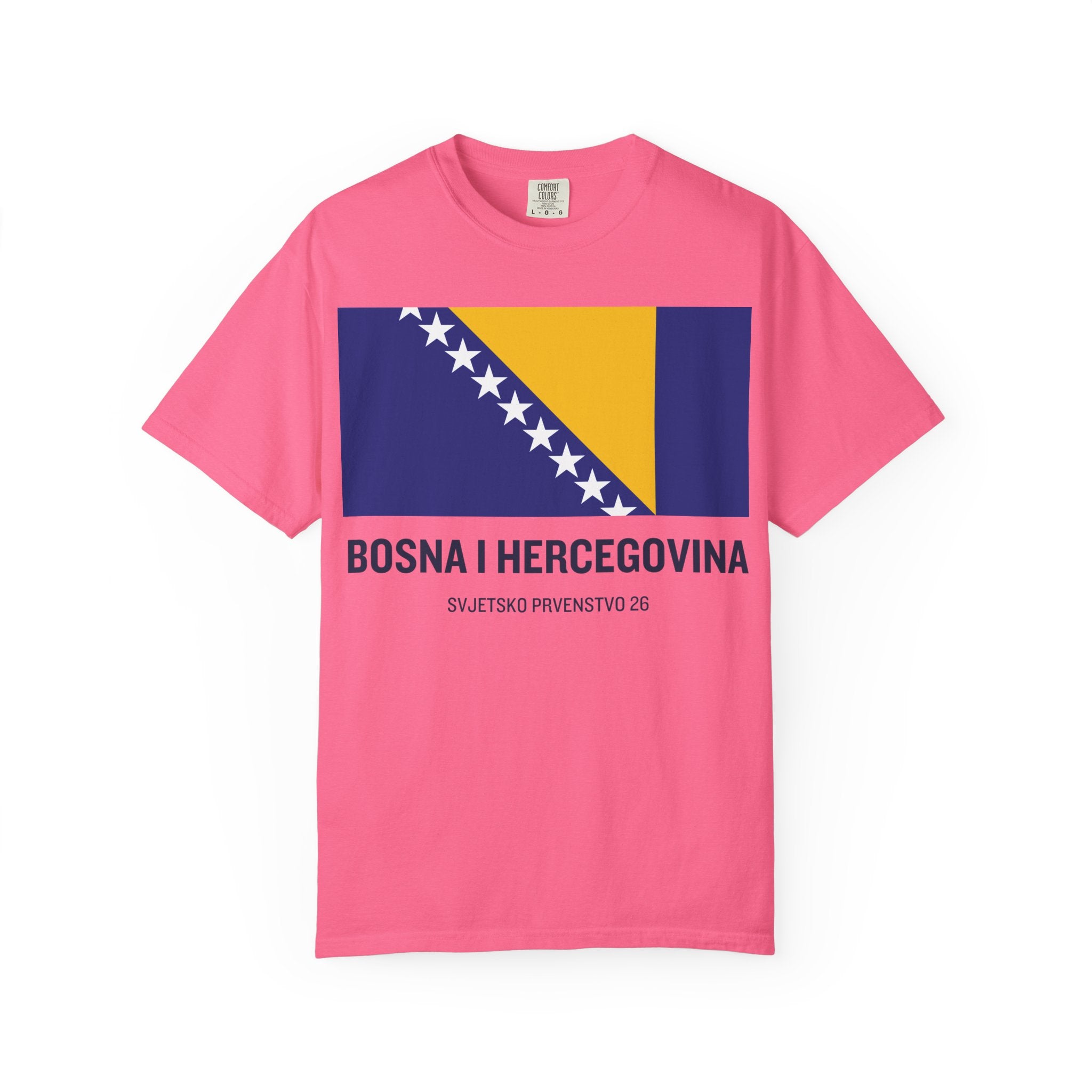 Bosnia and Herzegovina flag print