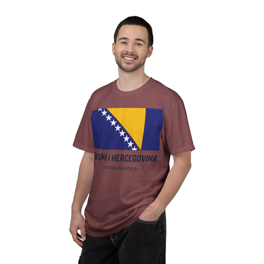 Bosnia and Herzegovina flag print