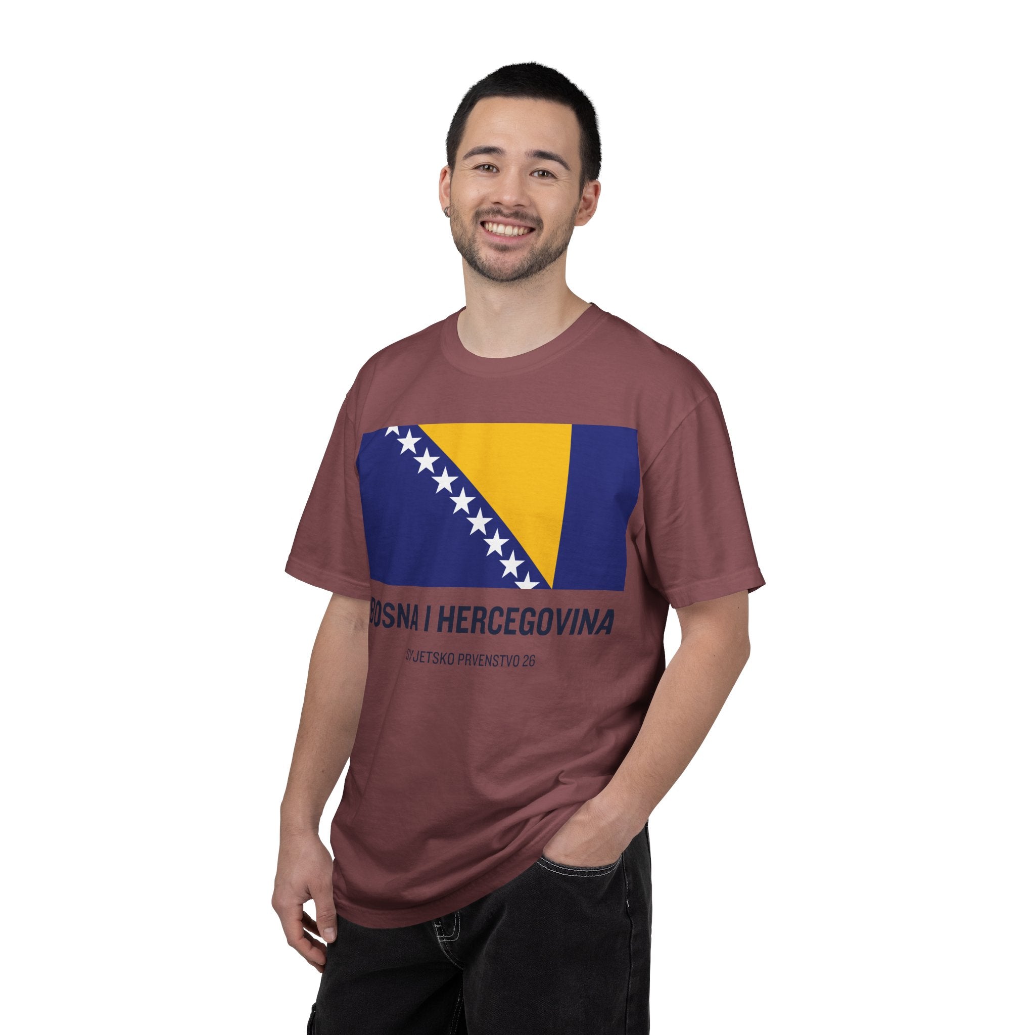 Bosnia and Herzegovina flag print