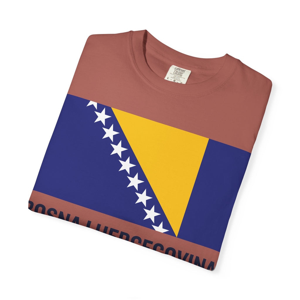 Bosnia and Herzegovina flag print