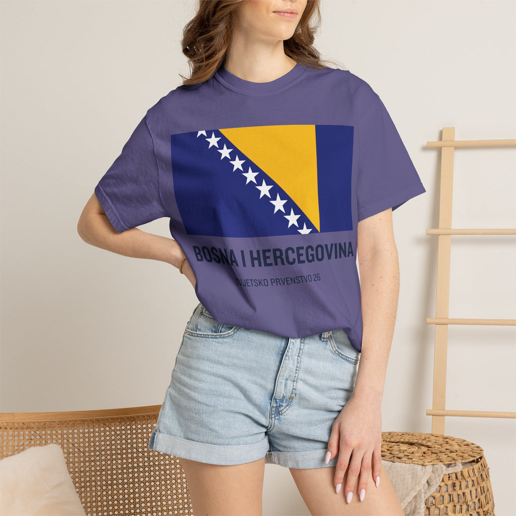 Bosnia and Herzegovina flag print