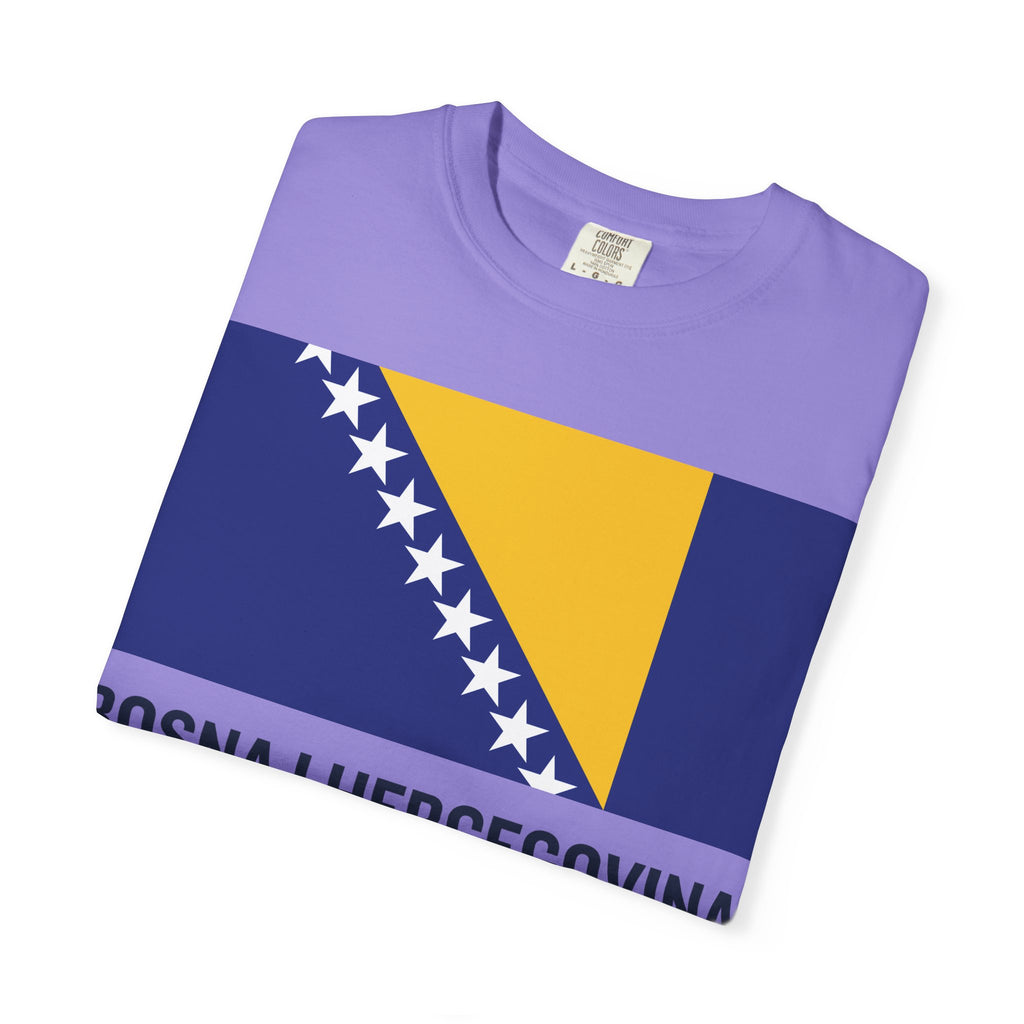 Bosnia and Herzegovina flag print
