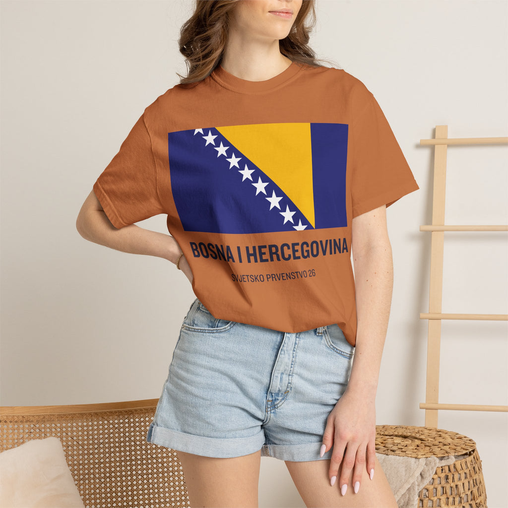 Bosnia and Herzegovina flag print