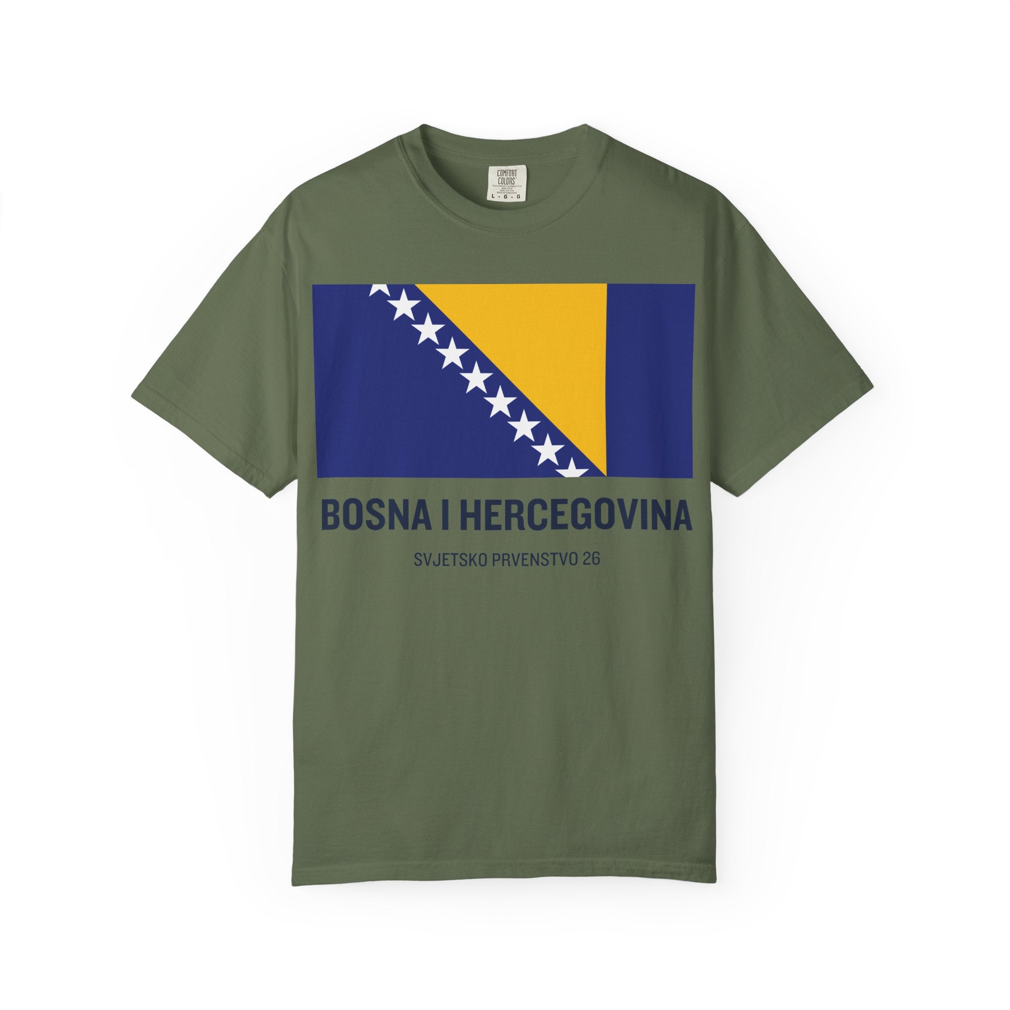 Bosnia and Herzegovina flag print