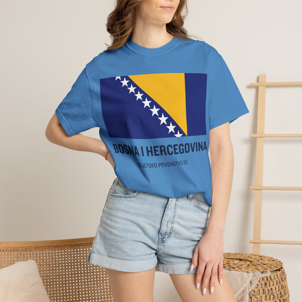 Bosnia and Herzegovina flag print