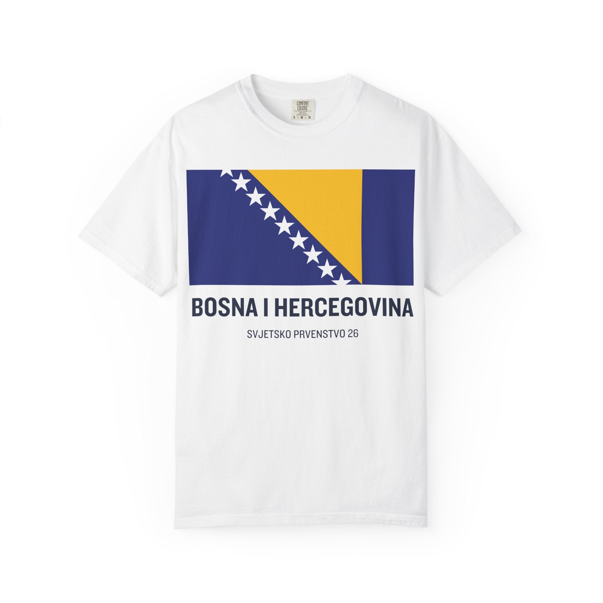 Bosnia and Herzegovina flag print