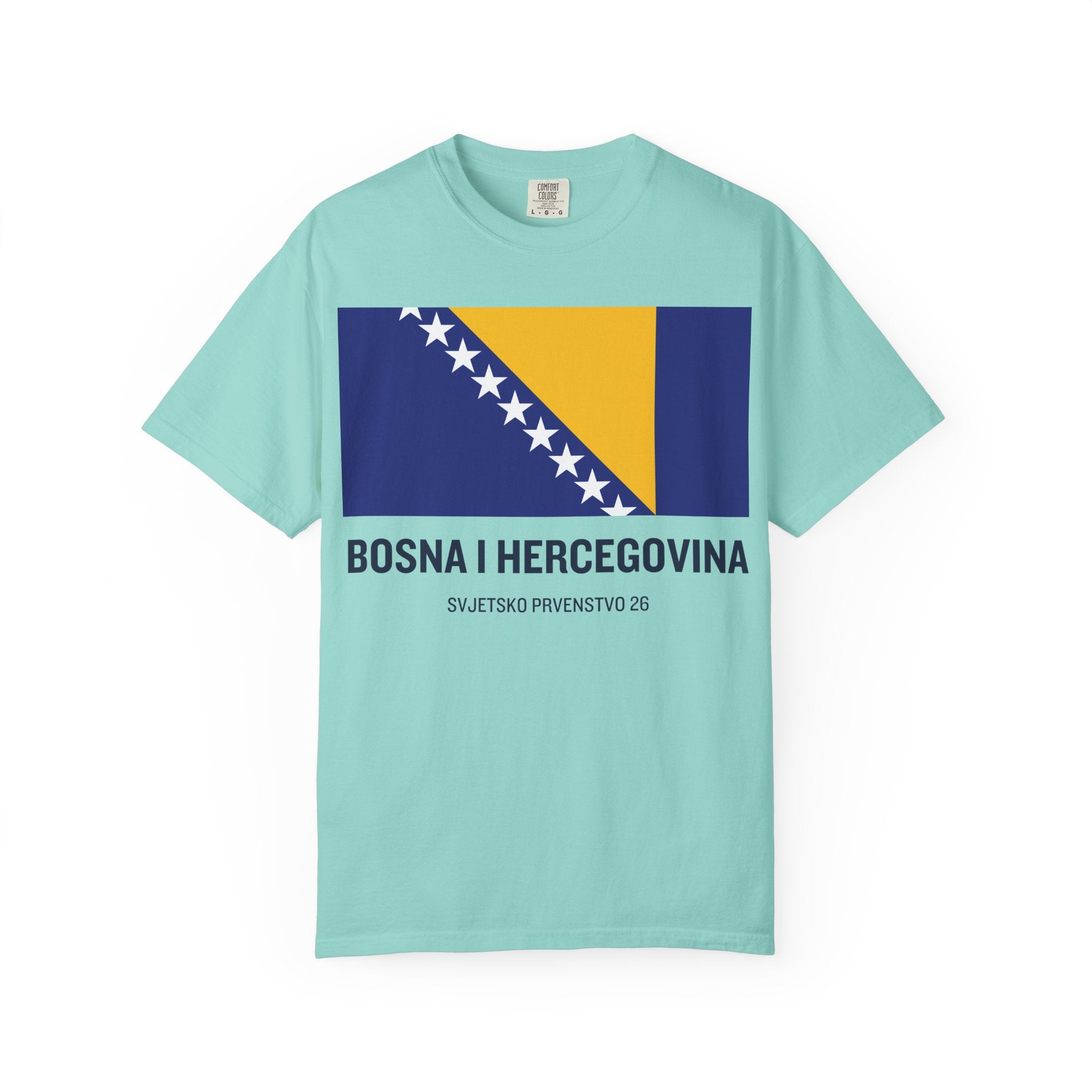 Bosnia and Herzegovina flag print