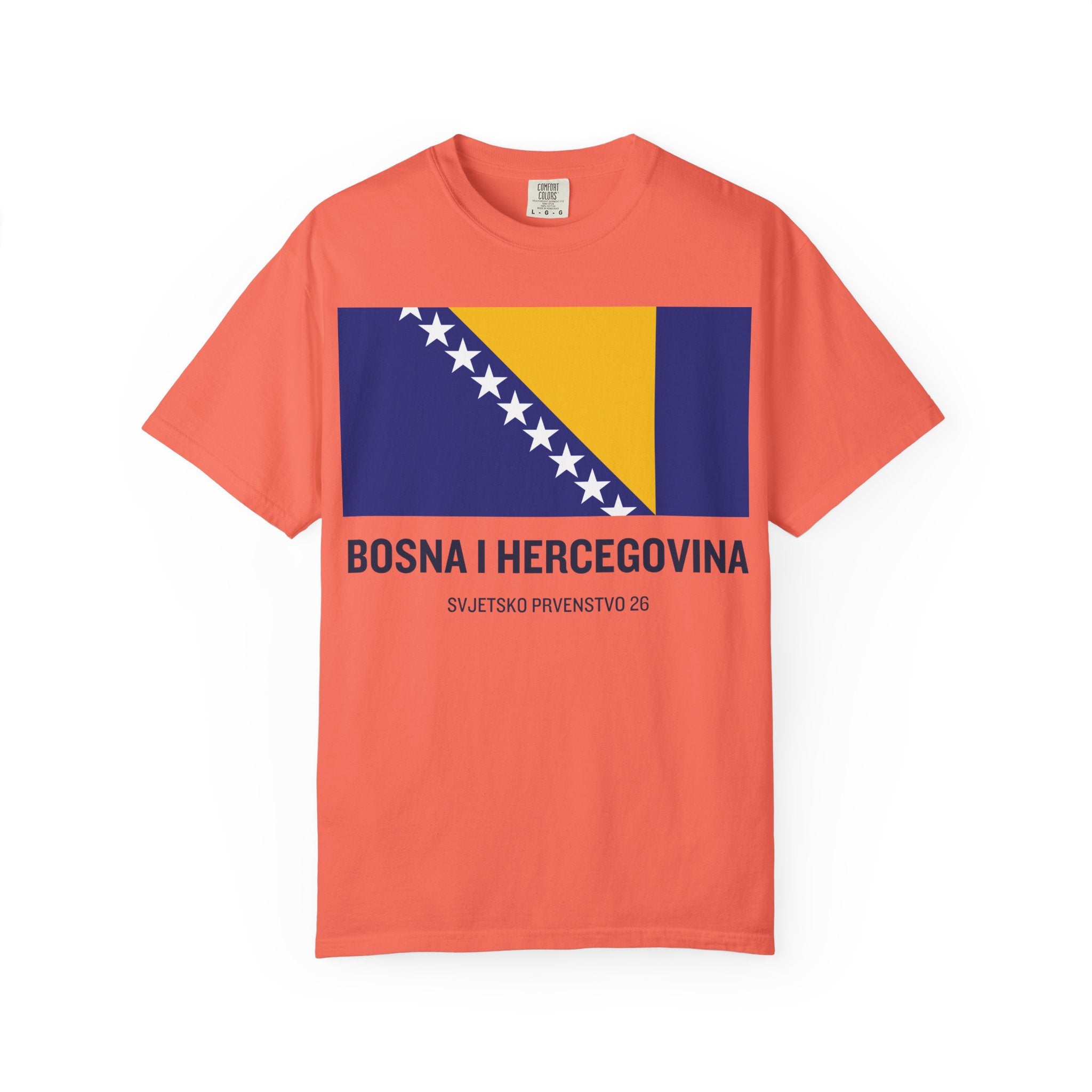 Bosnia and Herzegovina flag print