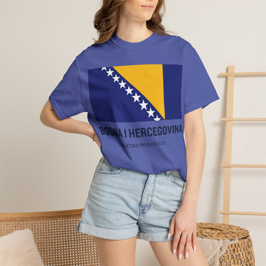Bosnia and Herzegovina flag print