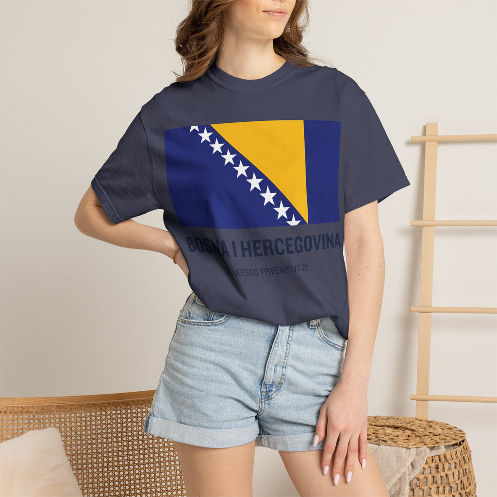 Bosnia and Herzegovina flag print