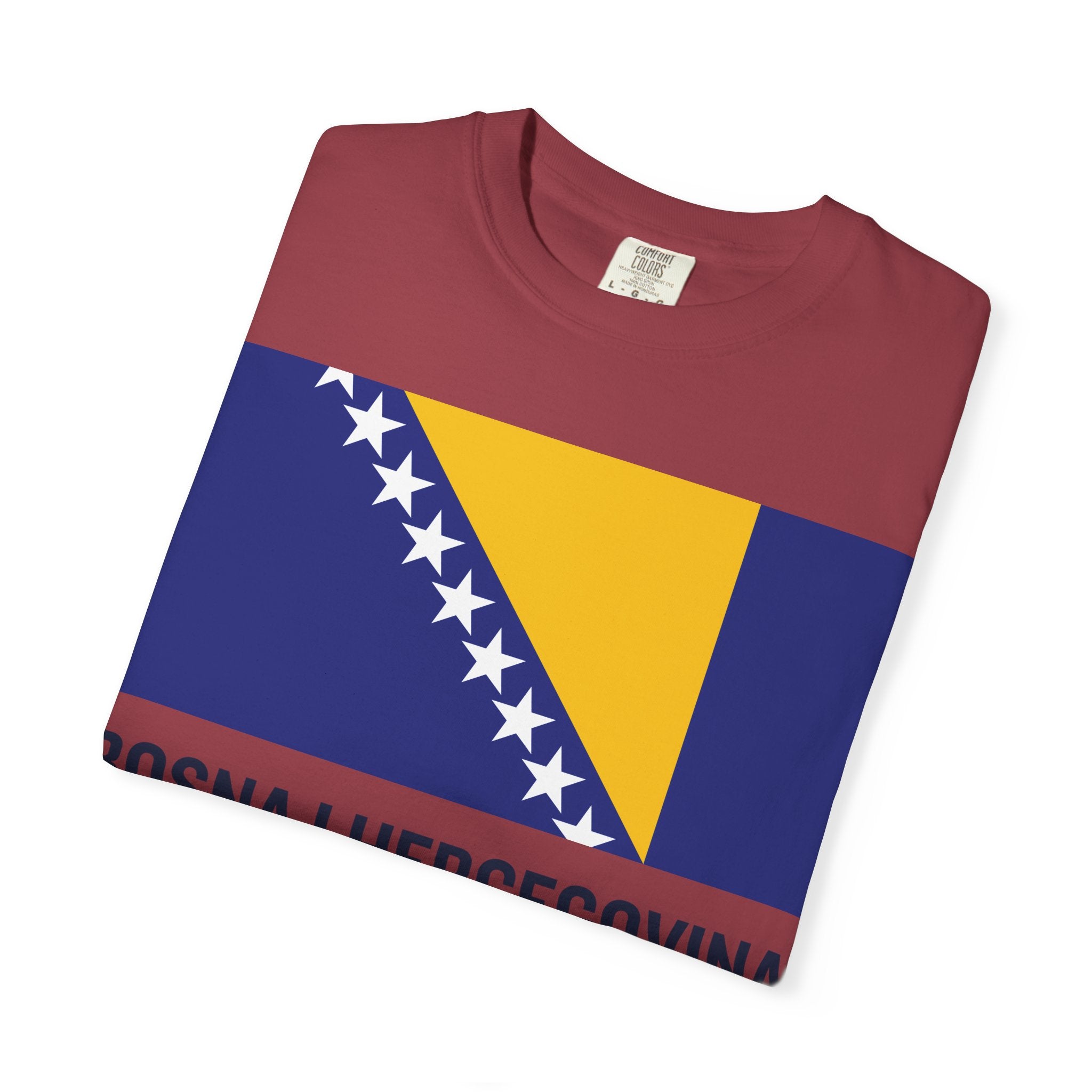 Bosnia and Herzegovina flag print