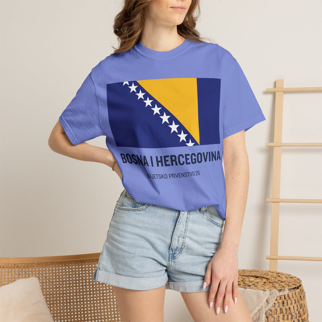 Bosnia and Herzegovina flag print