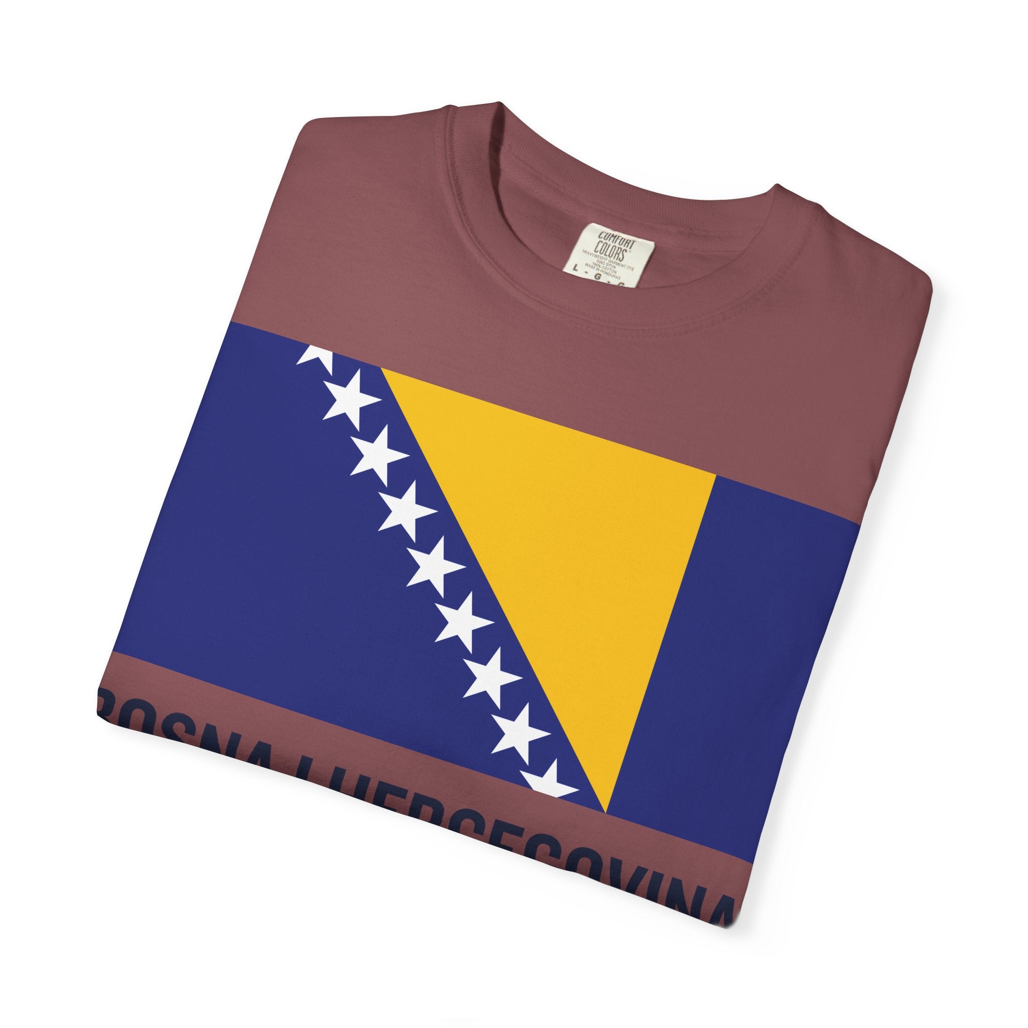 Bosnia and Herzegovina flag print