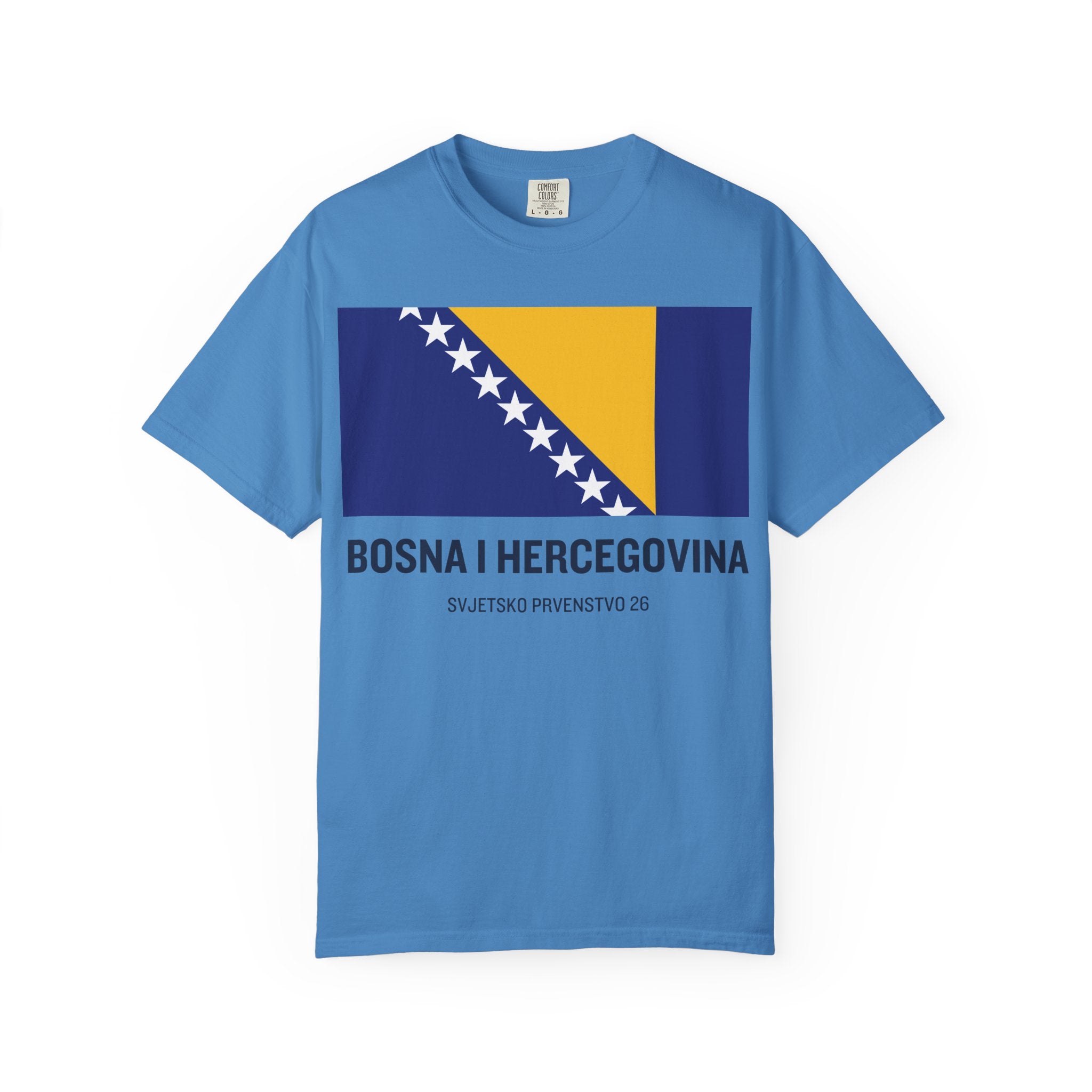 Bosnia and Herzegovina flag print