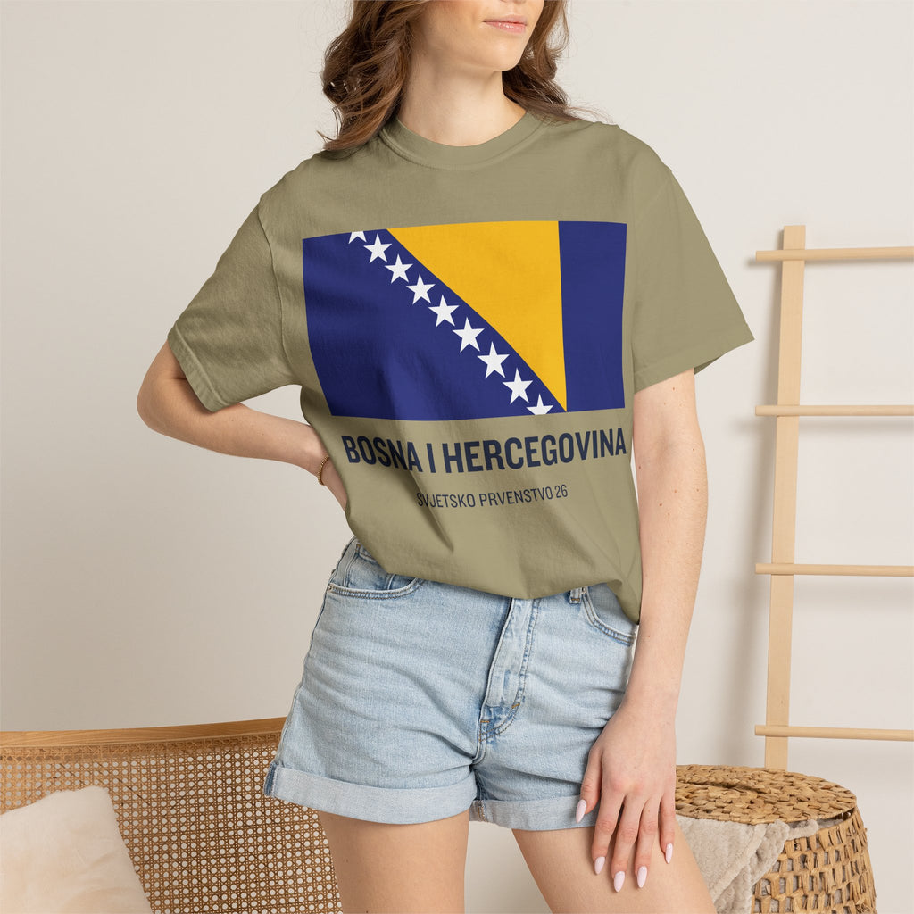 Bosnia and Herzegovina flag print