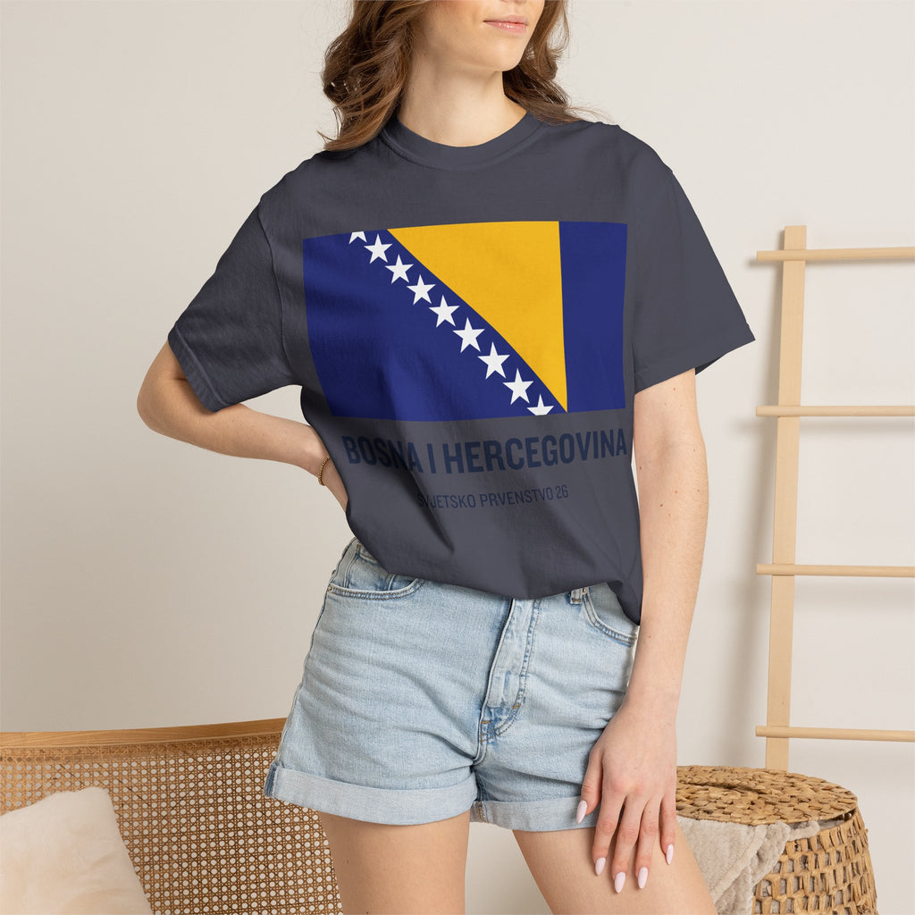 Bosnia and Herzegovina flag print