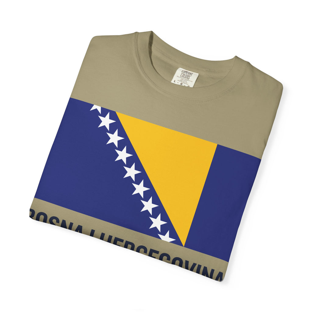 Bosnia and Herzegovina flag print