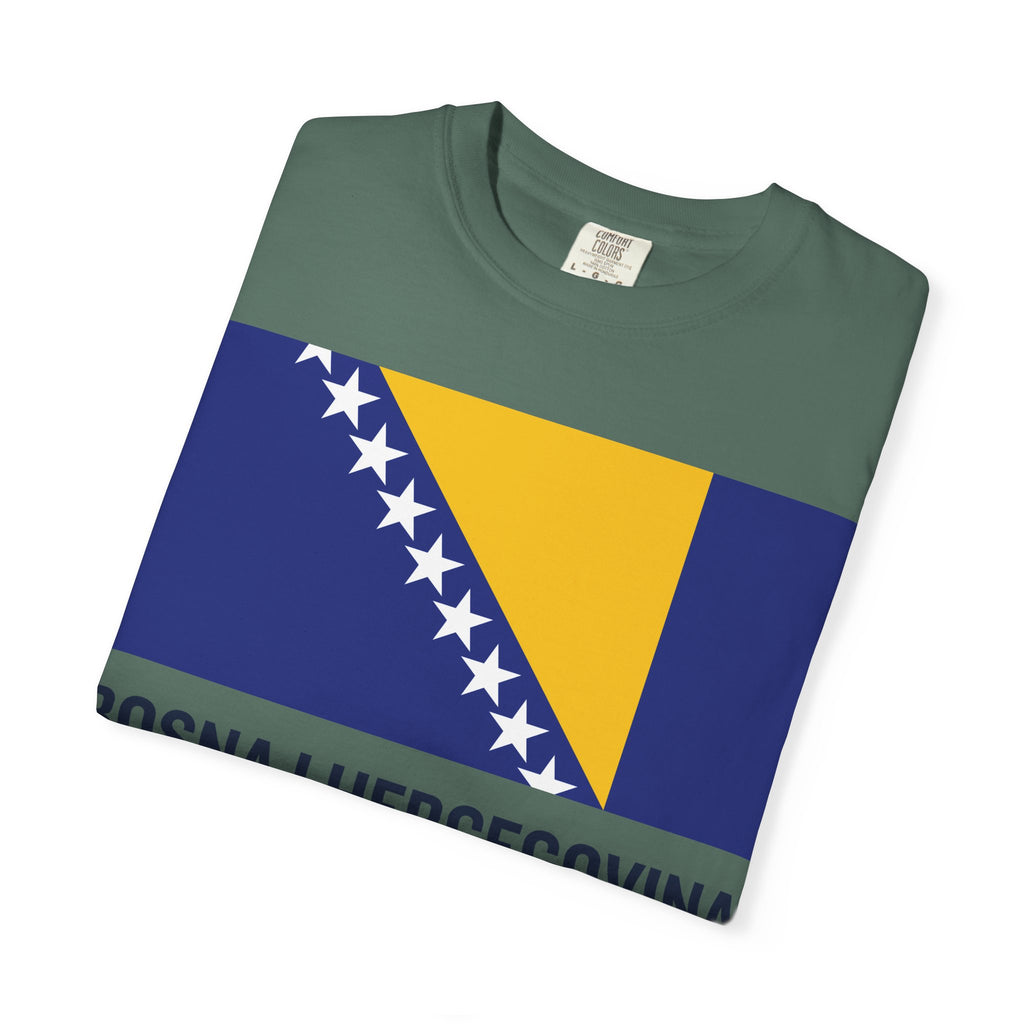 Bosnia and Herzegovina flag print