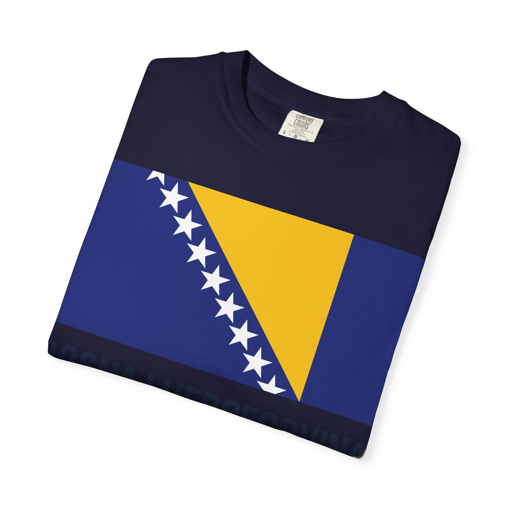 Bosnia and Herzegovina flag print