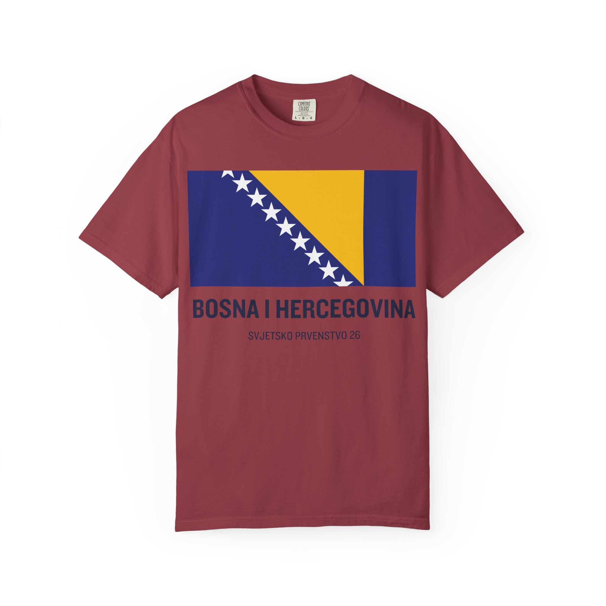 Bosnia and Herzegovina flag print