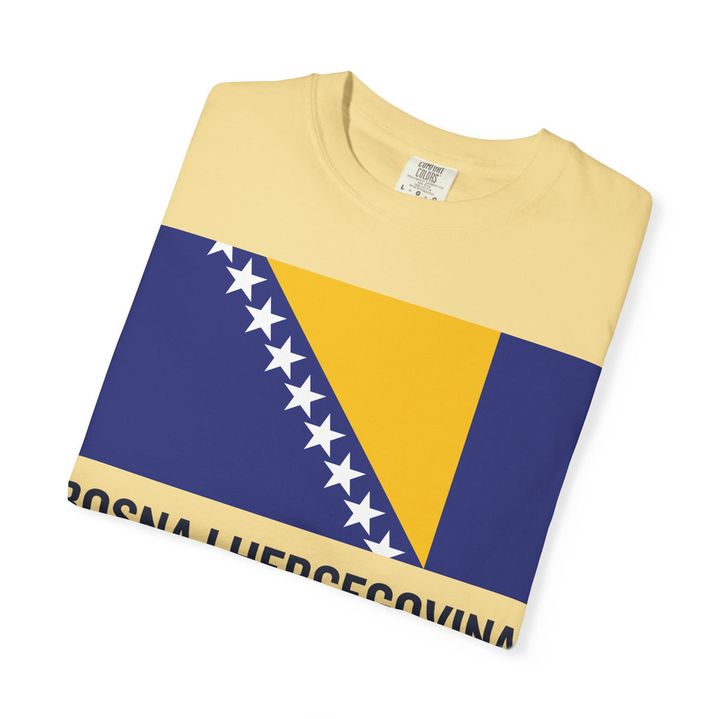 Bosnia and Herzegovina flag print