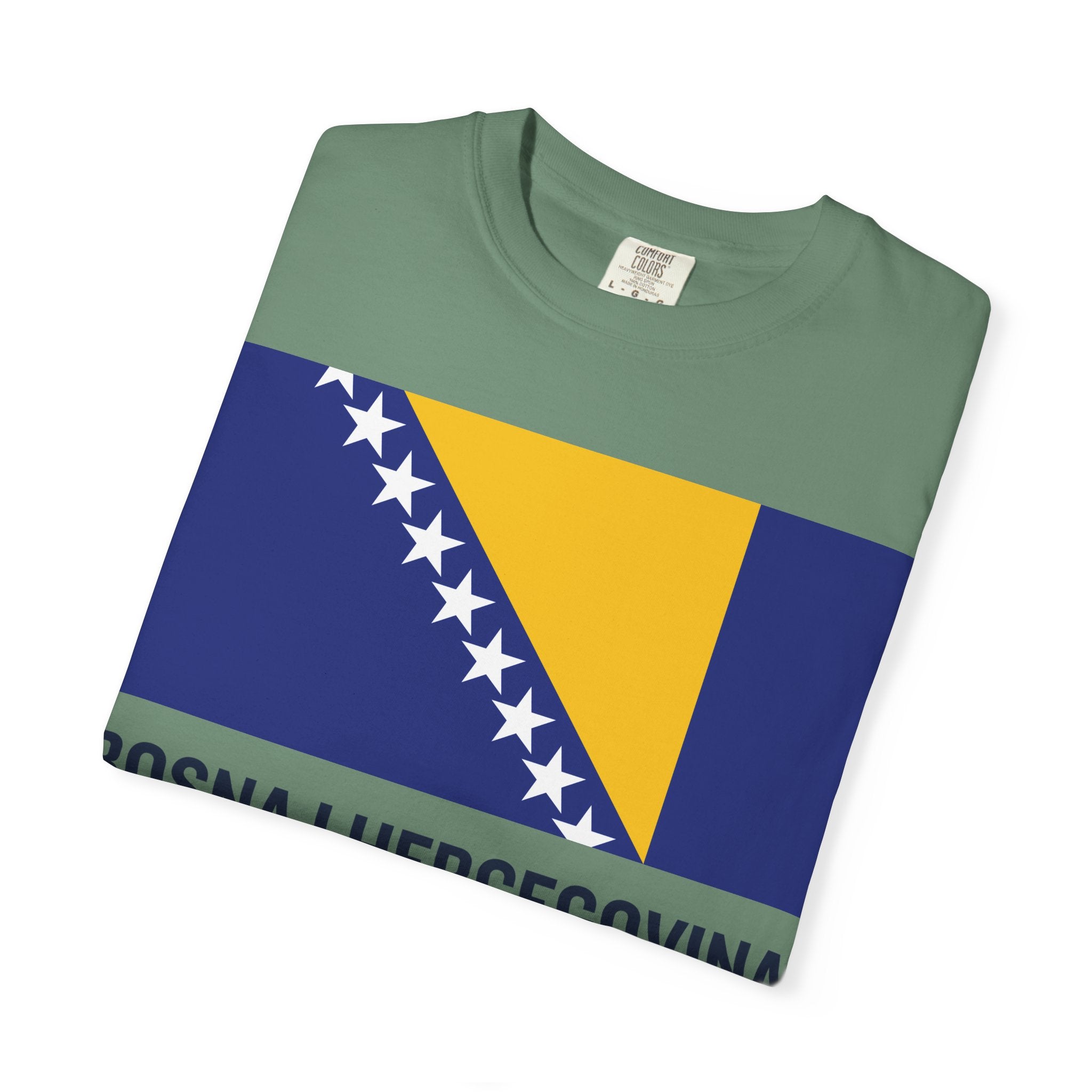 Bosnia and Herzegovina flag print