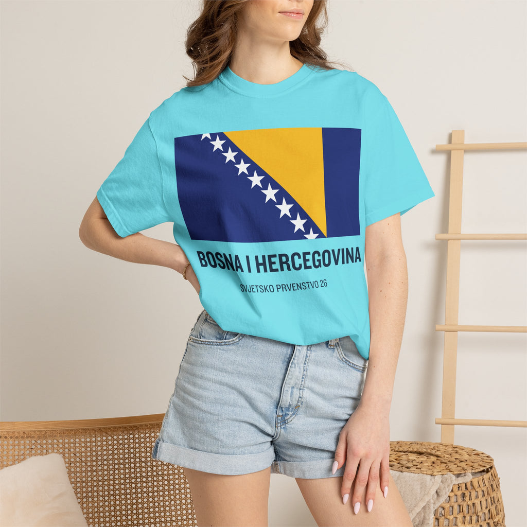 Bosnia and Herzegovina flag print