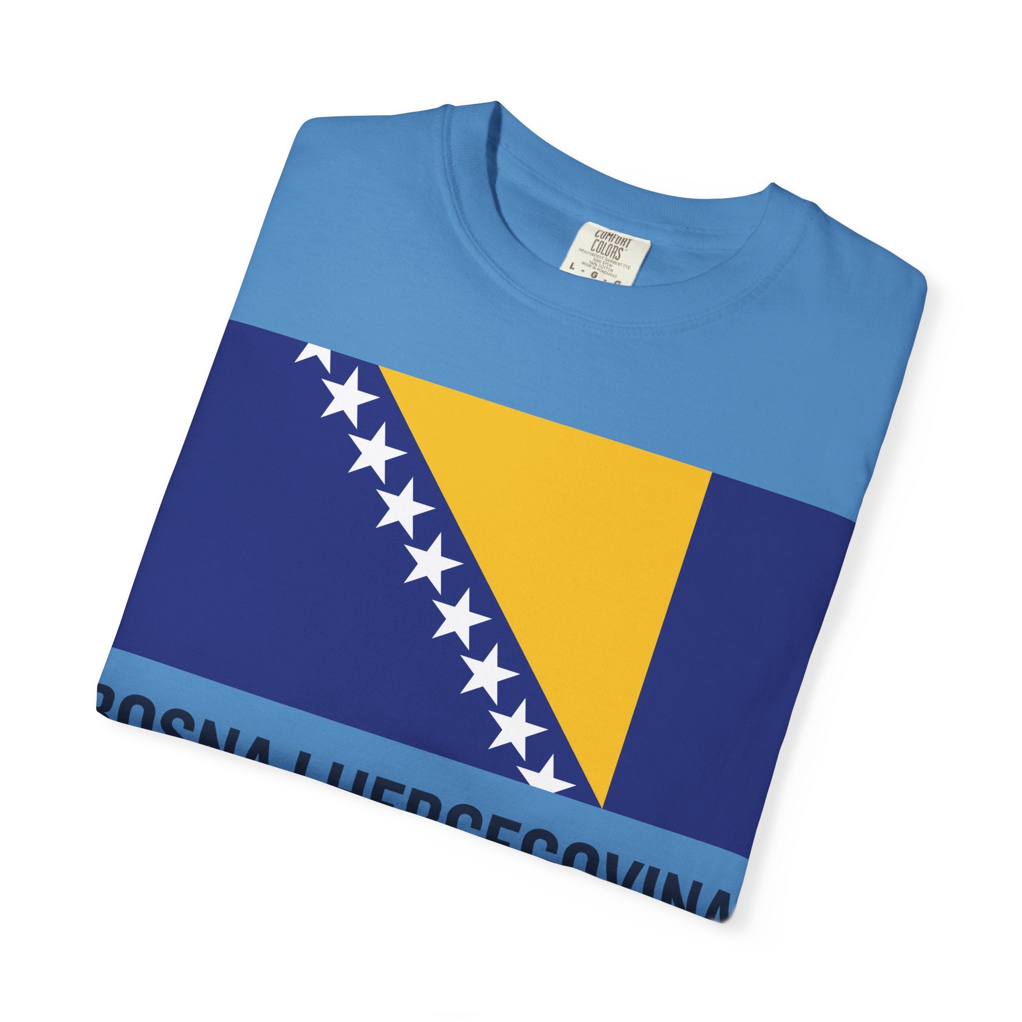 Bosnia and Herzegovina flag print
