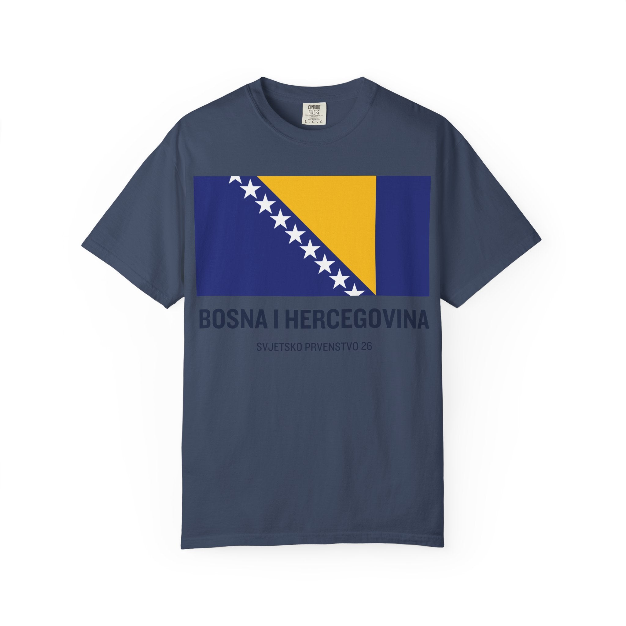 Bosnia and Herzegovina flag print
