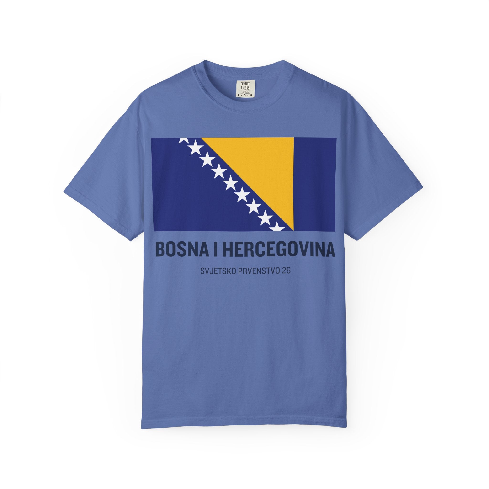 Bosnia and Herzegovina flag print