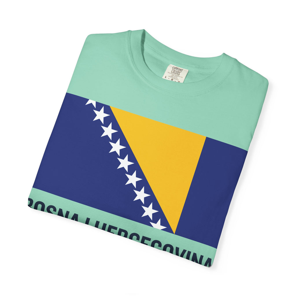 Bosnia and Herzegovina flag print