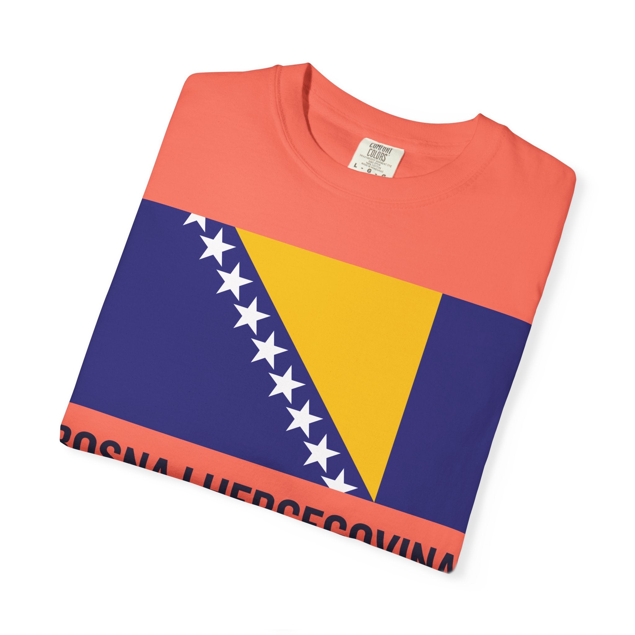 Bosnia and Herzegovina flag print