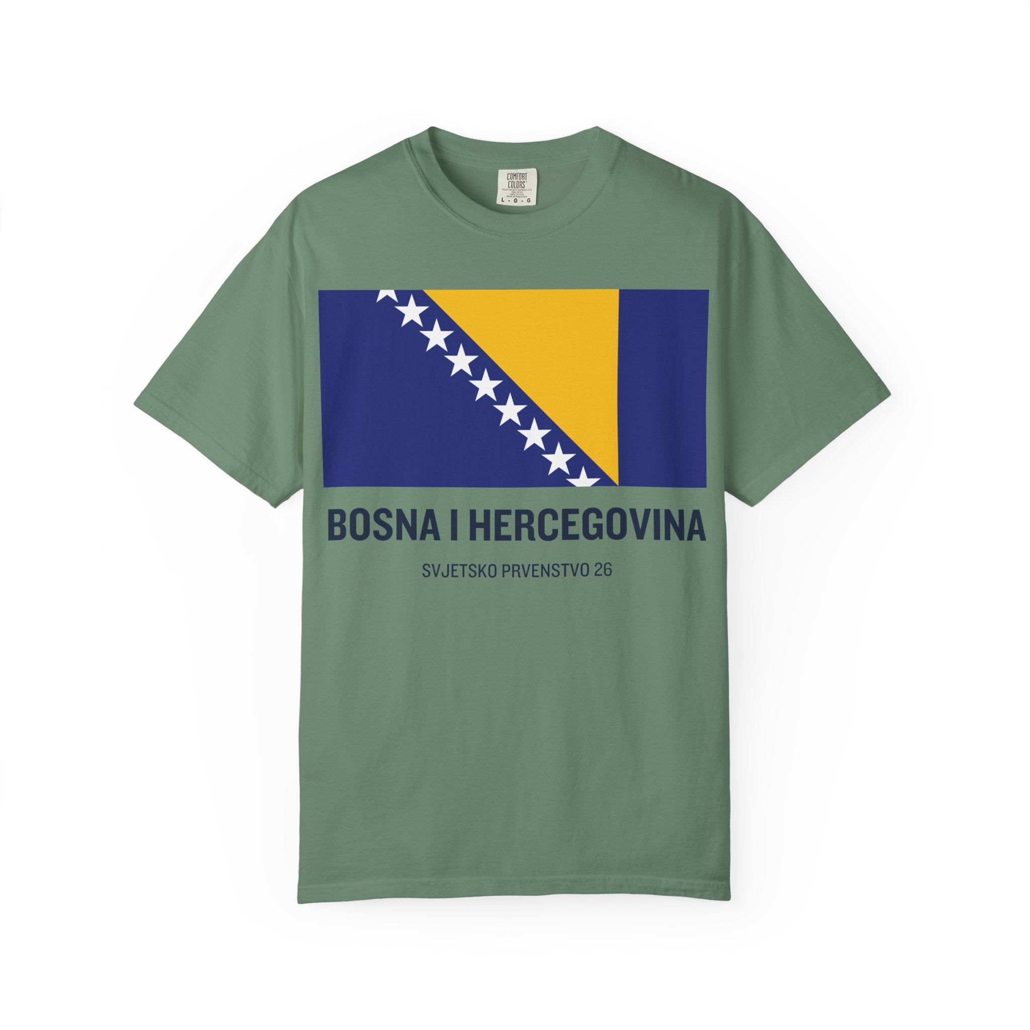 Bosnia and Herzegovina flag print
