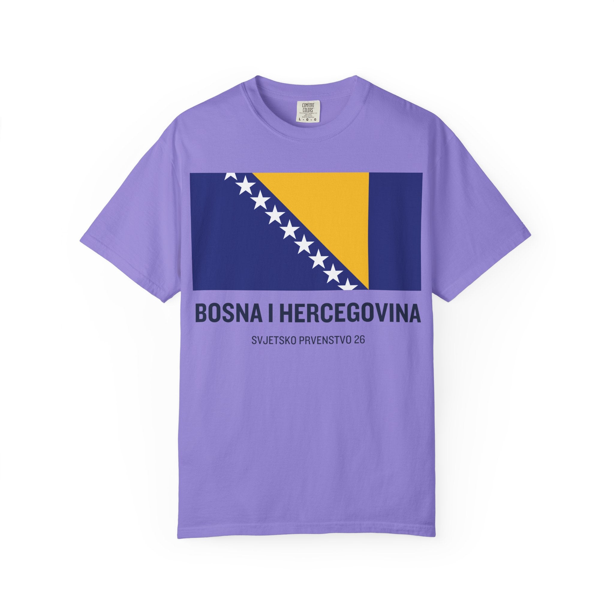 Bosnia and Herzegovina flag print