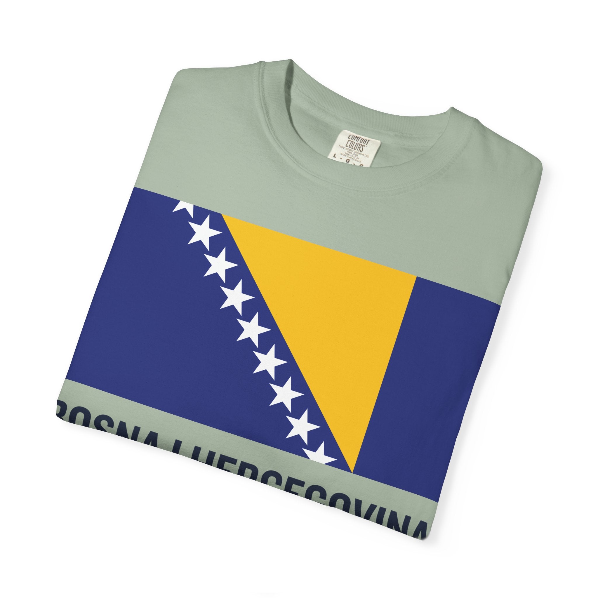 Bosnia and Herzegovina flag print