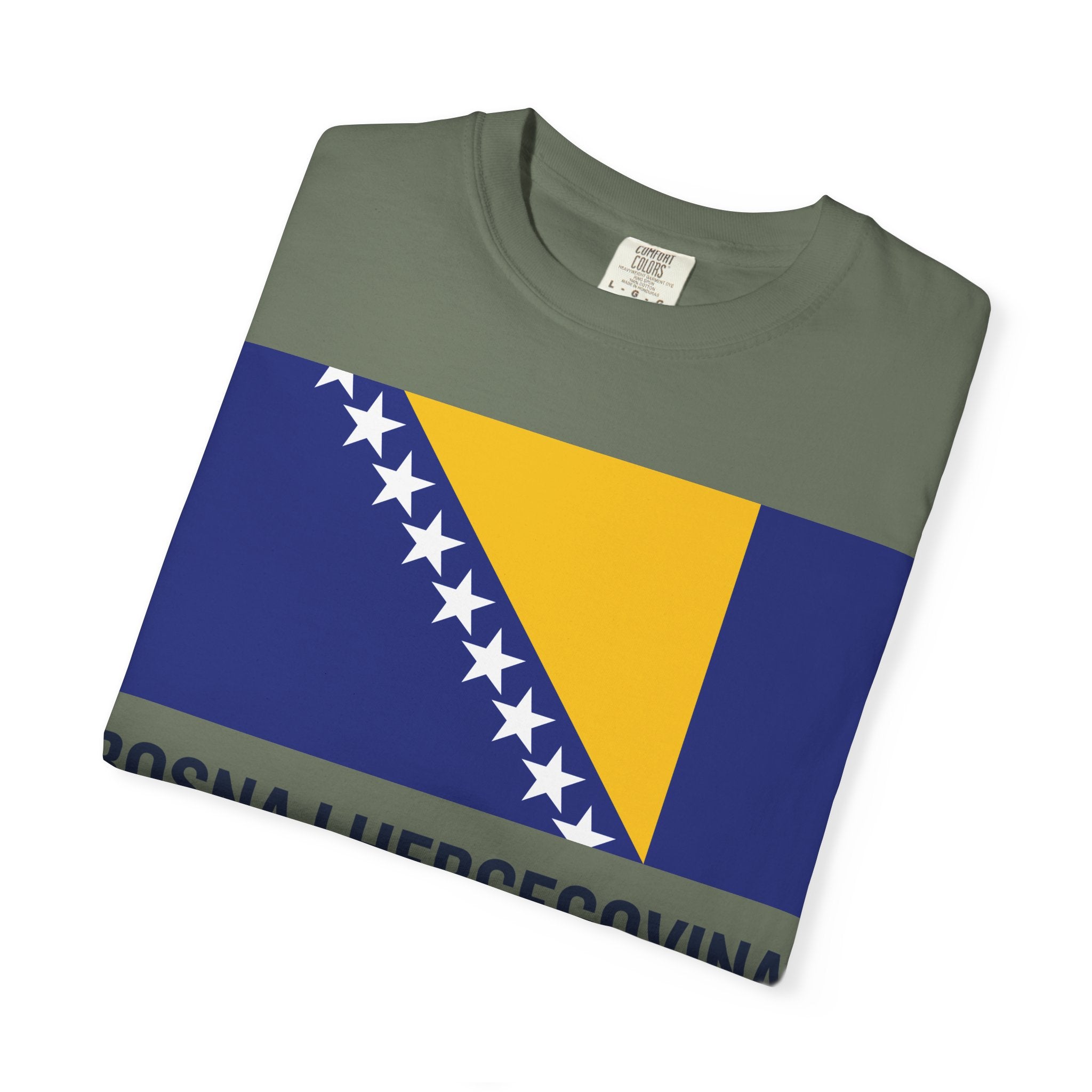 Bosnia and Herzegovina flag print